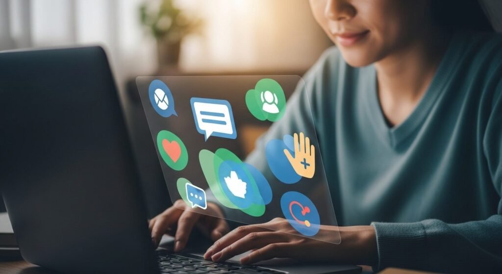 Find emotional support online