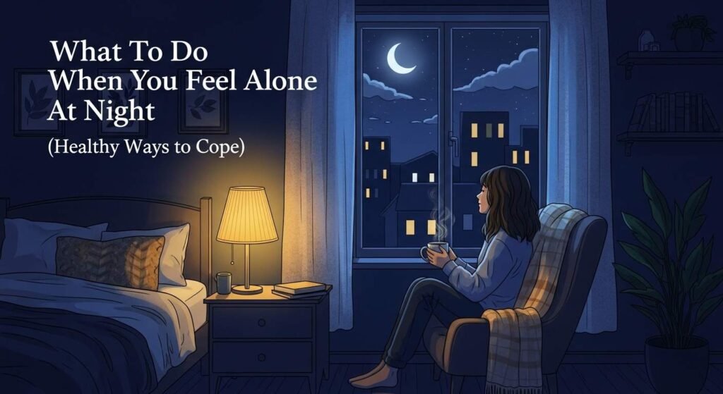 Feel alone at night what to do