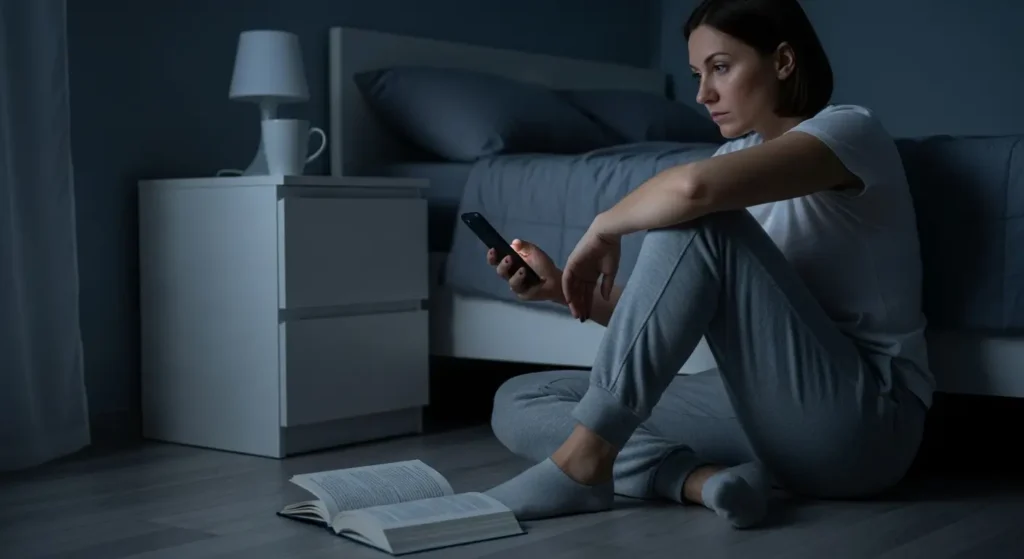 Feel emotionally overwhelmed at night