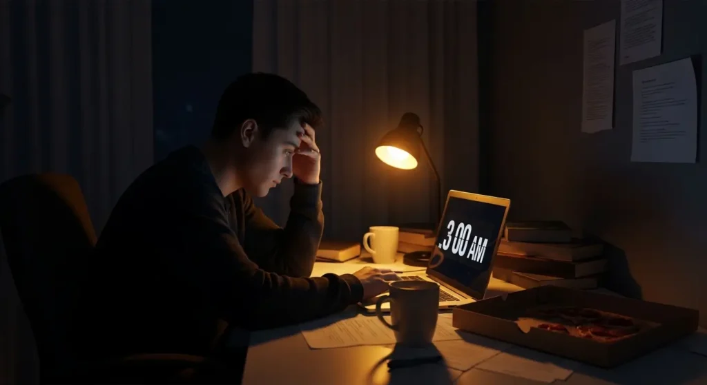 Stop trying to solve everything at night