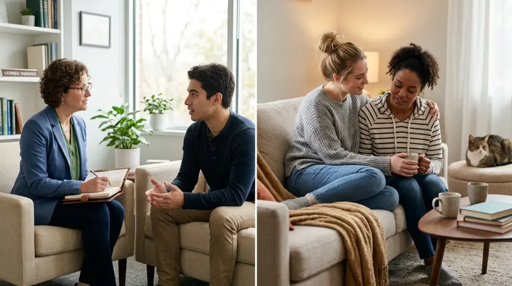 Therapy vs Emotional support